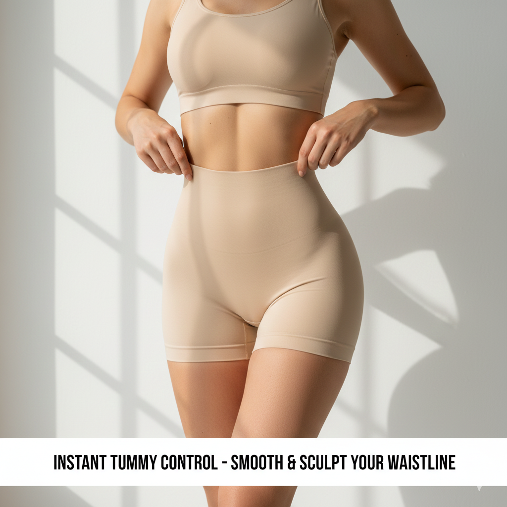 High-Waist Sculpting Shaper Panties – Tummy Control, Waist Trainer & Butt Lifter